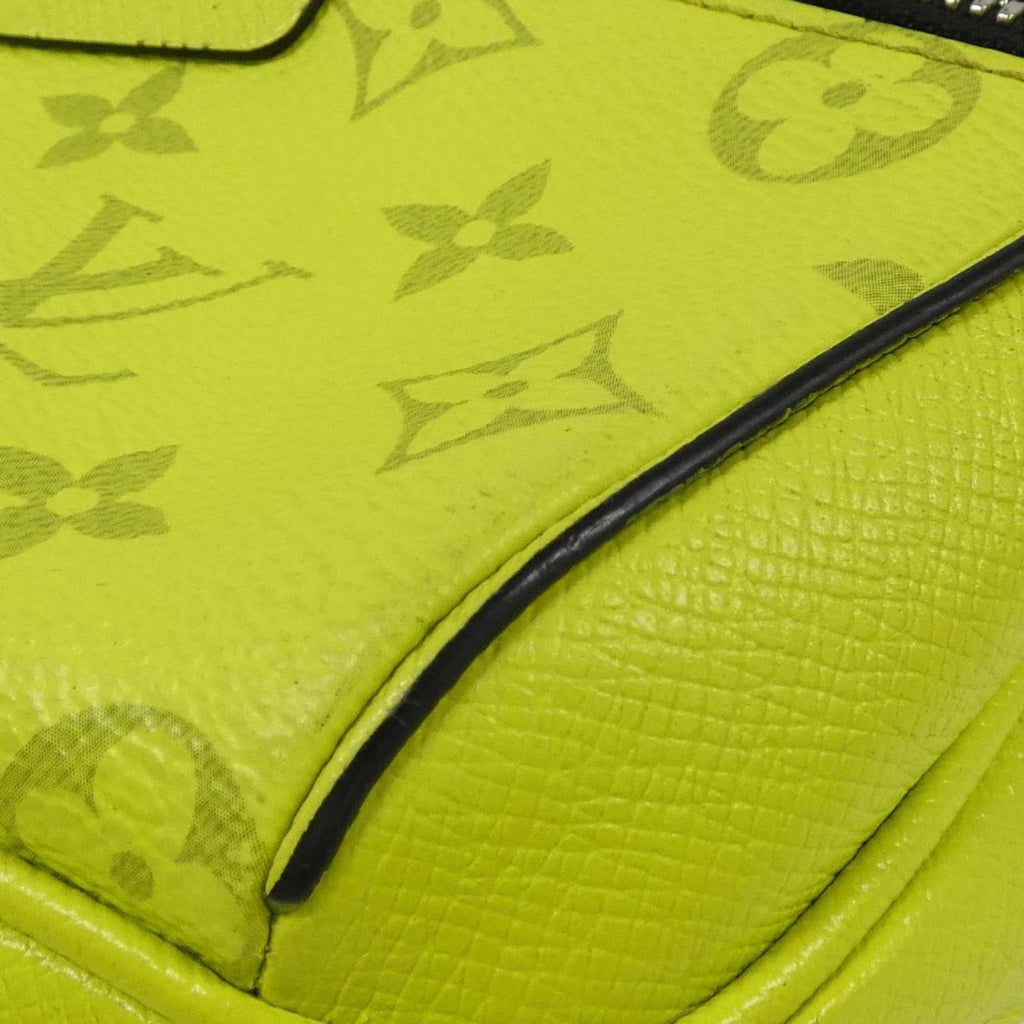 Louis Vuitton Jaune Yellow Coated Canvas Leather Shoulder Bag