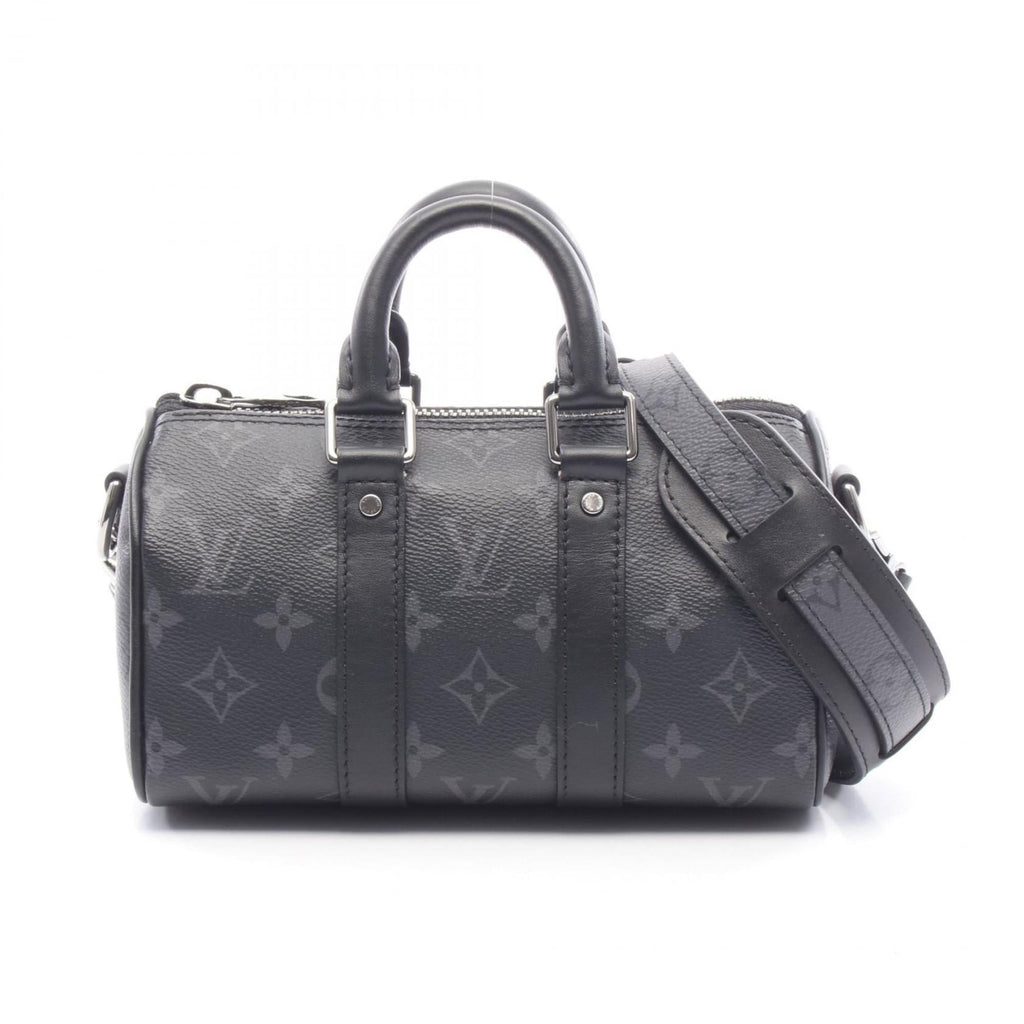 Louis Vuitton Black Monogram Eclipse Coated Canvas Leather Handbag