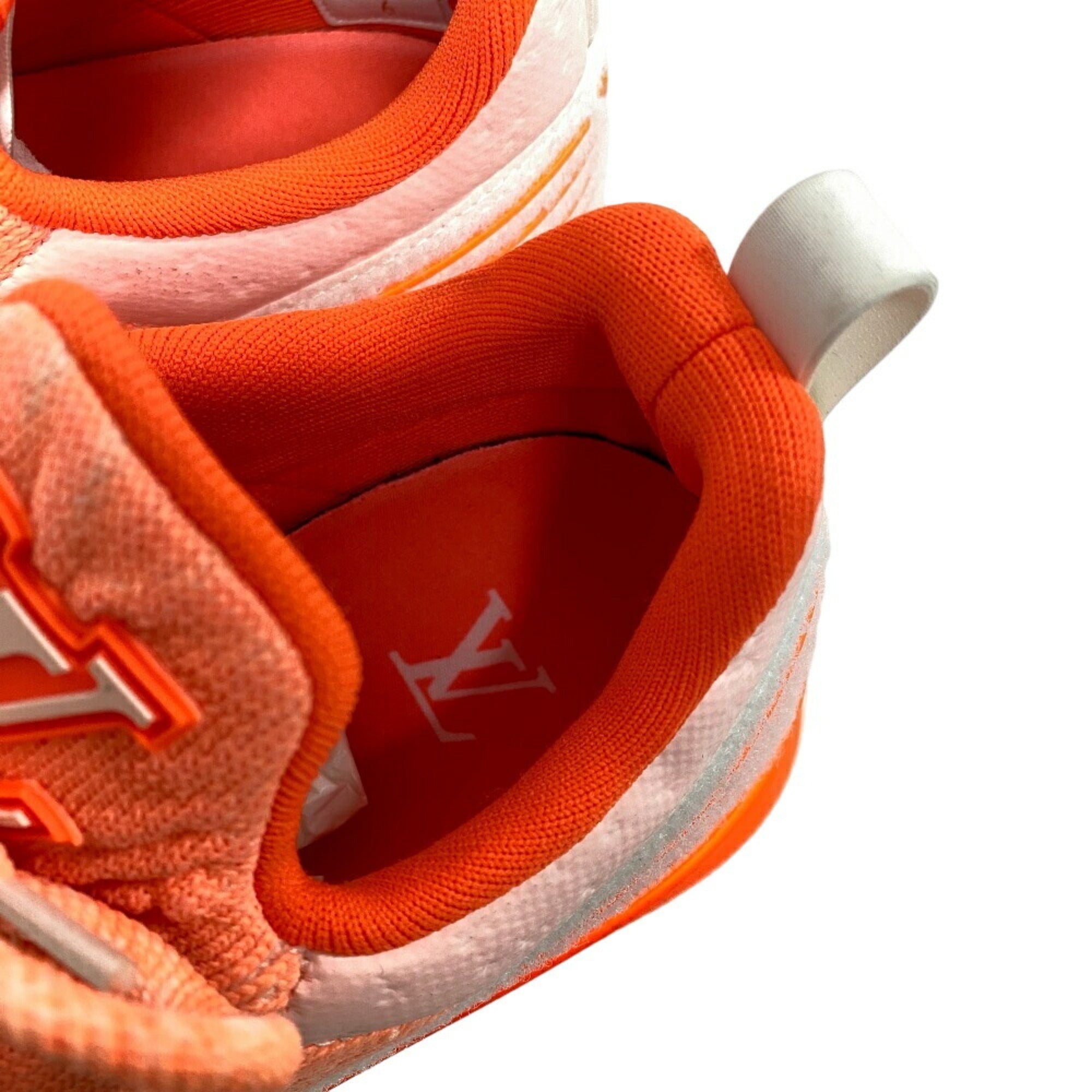 Louis Vuitton Orange White Sneakers