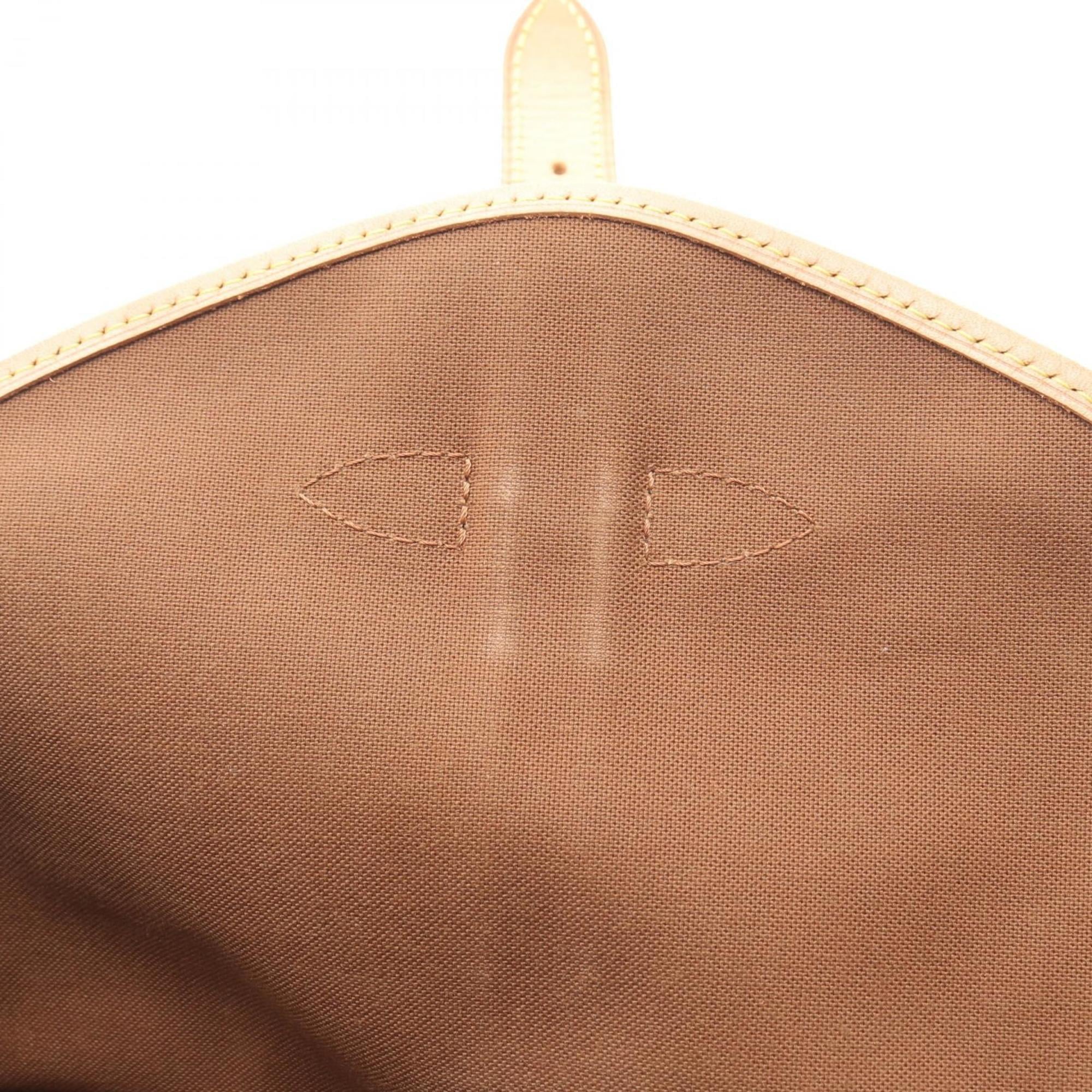 Louis Vuitton Brown Monogram Coated Canvas Leather Handbag Shoulder Bag
