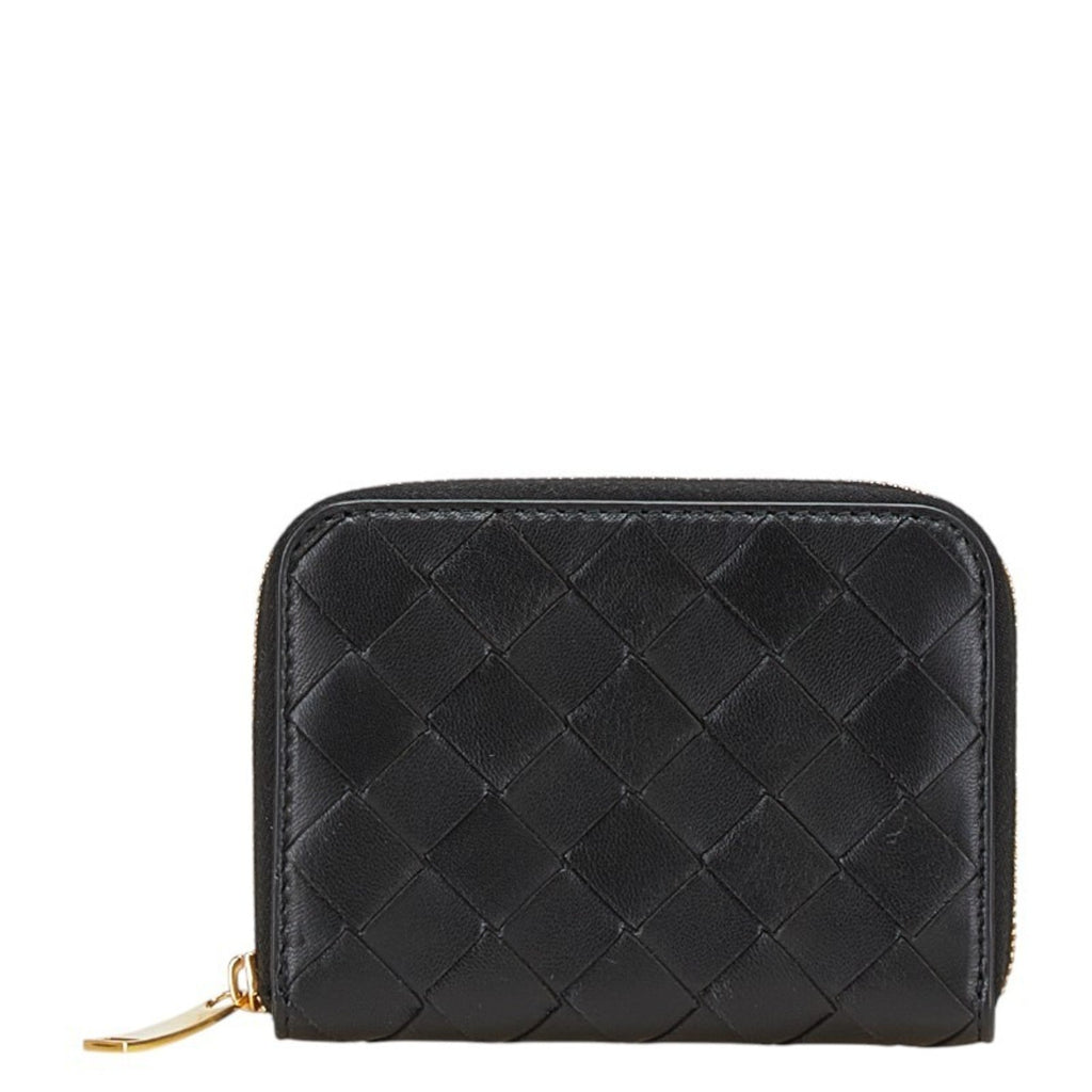 Bottega Veneta Black Leather Wallet (Bi-Fold)