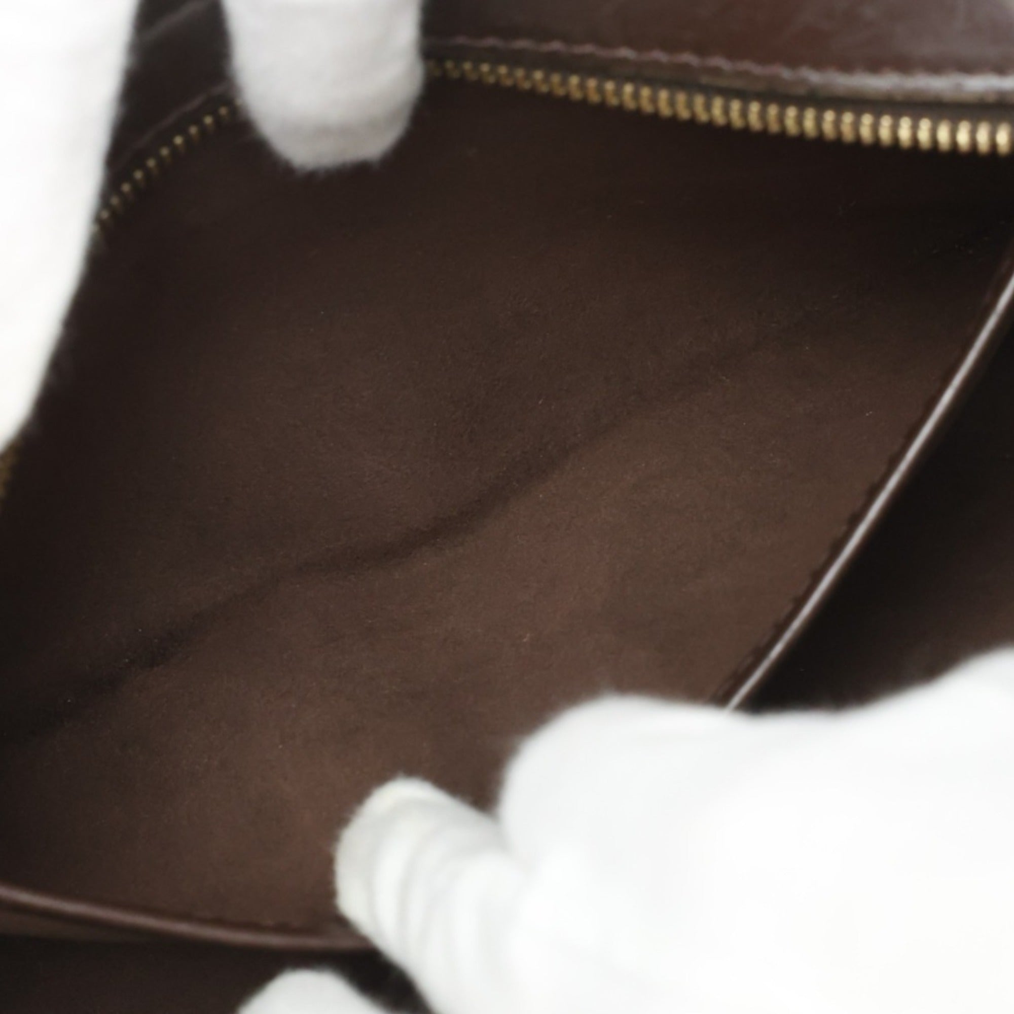 Louis Vuitton Damier Brown Damier Canvas Clutch Bag