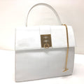 Celine White Leather Handbag
