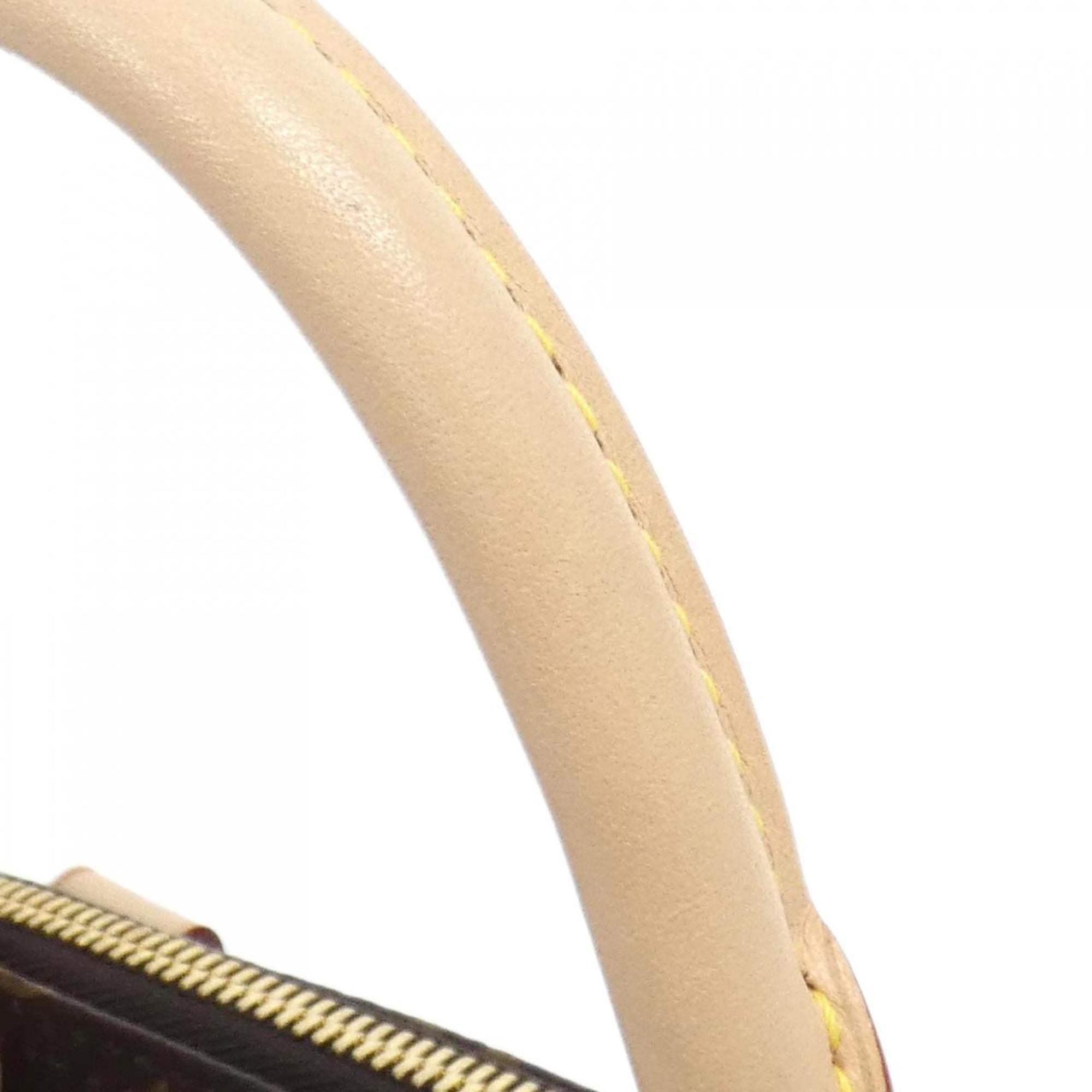 Louis Vuitton Marron Coated Canvas Handbag