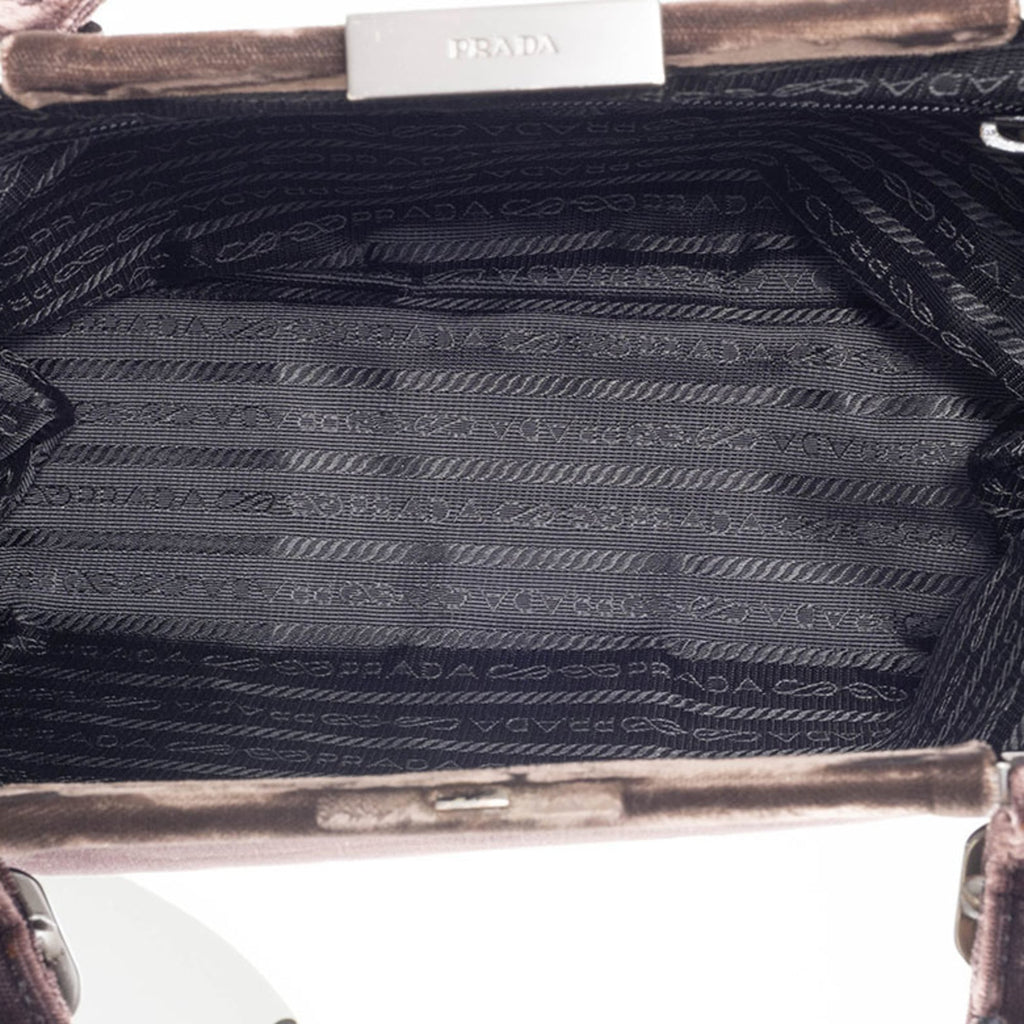 Prada Dark Brown Leather Handbag