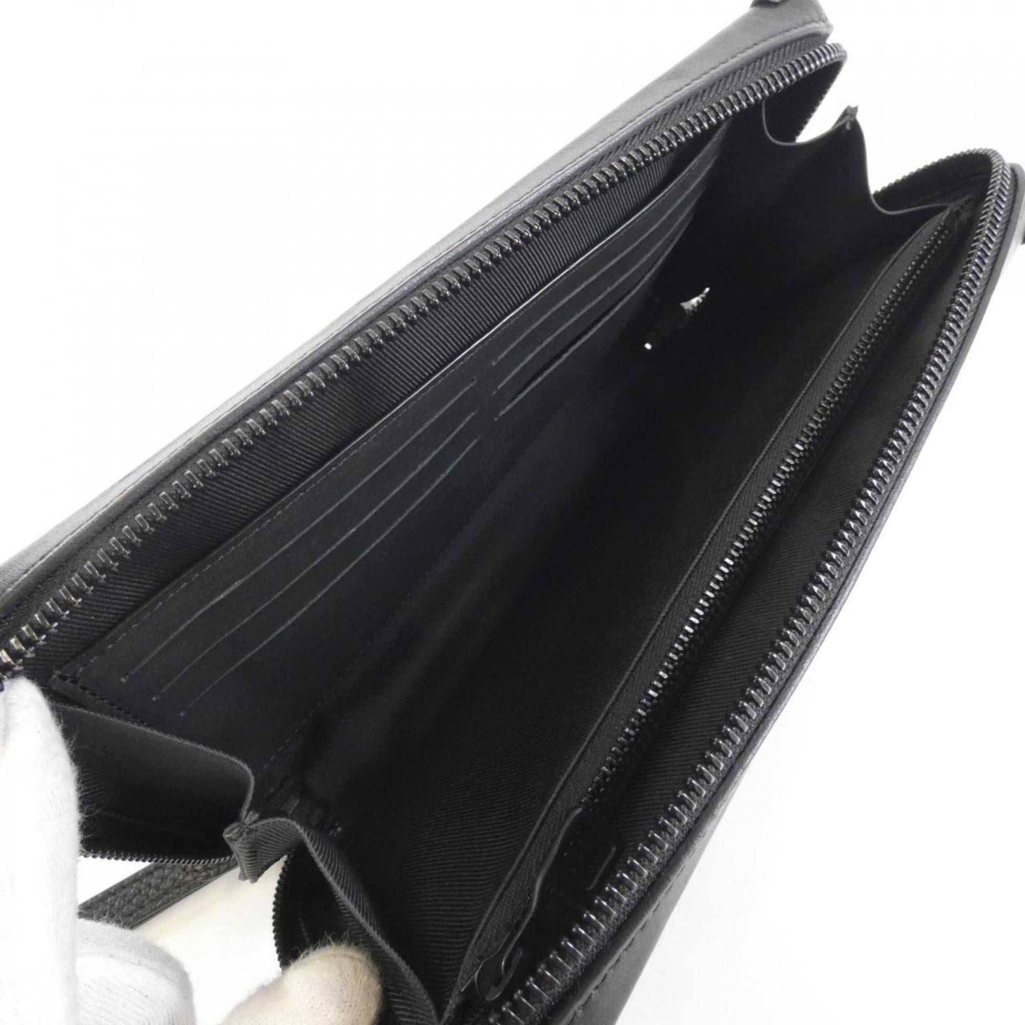 Louis Vuitton Black Leather Handbag