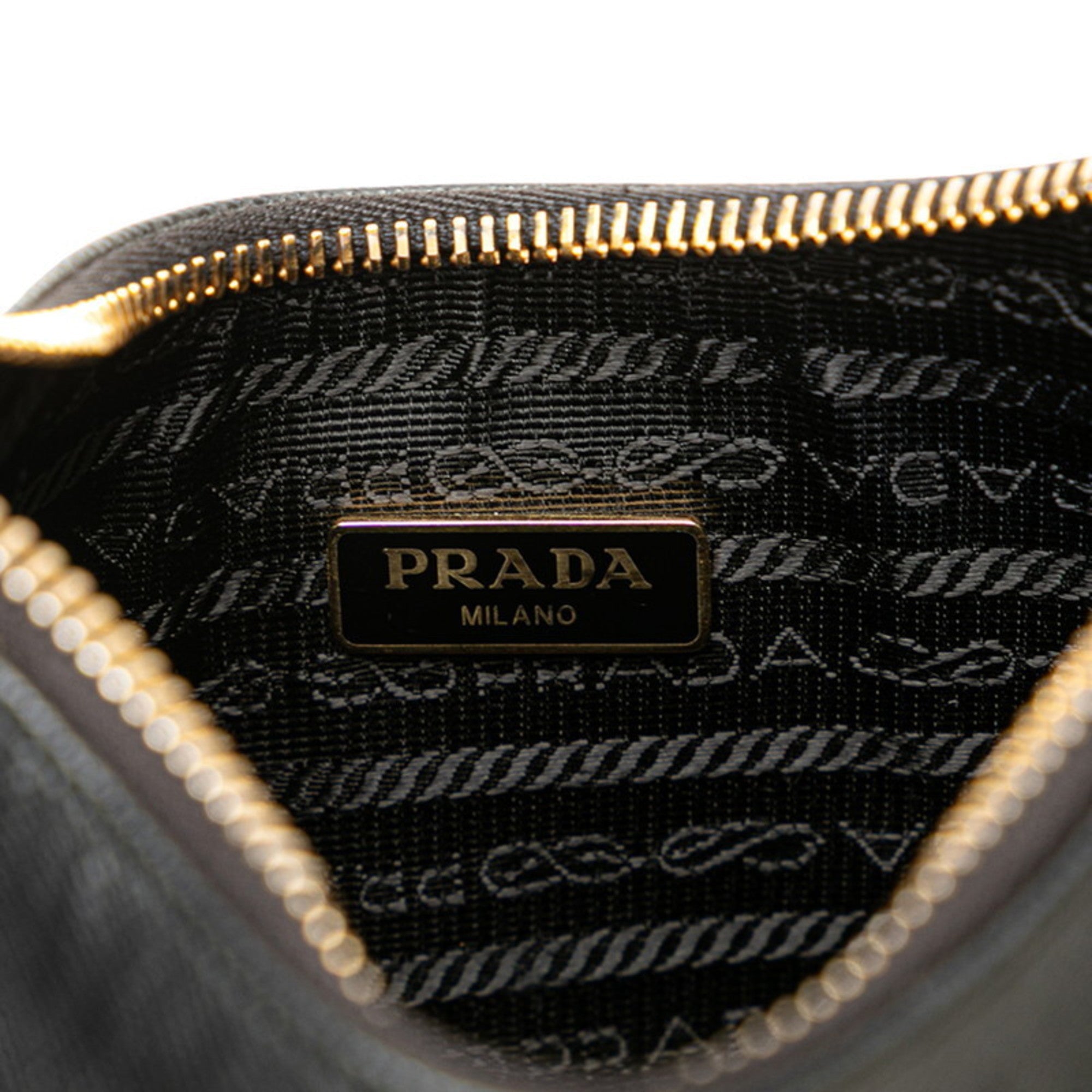 Prada Black Leather Shoulder Bag