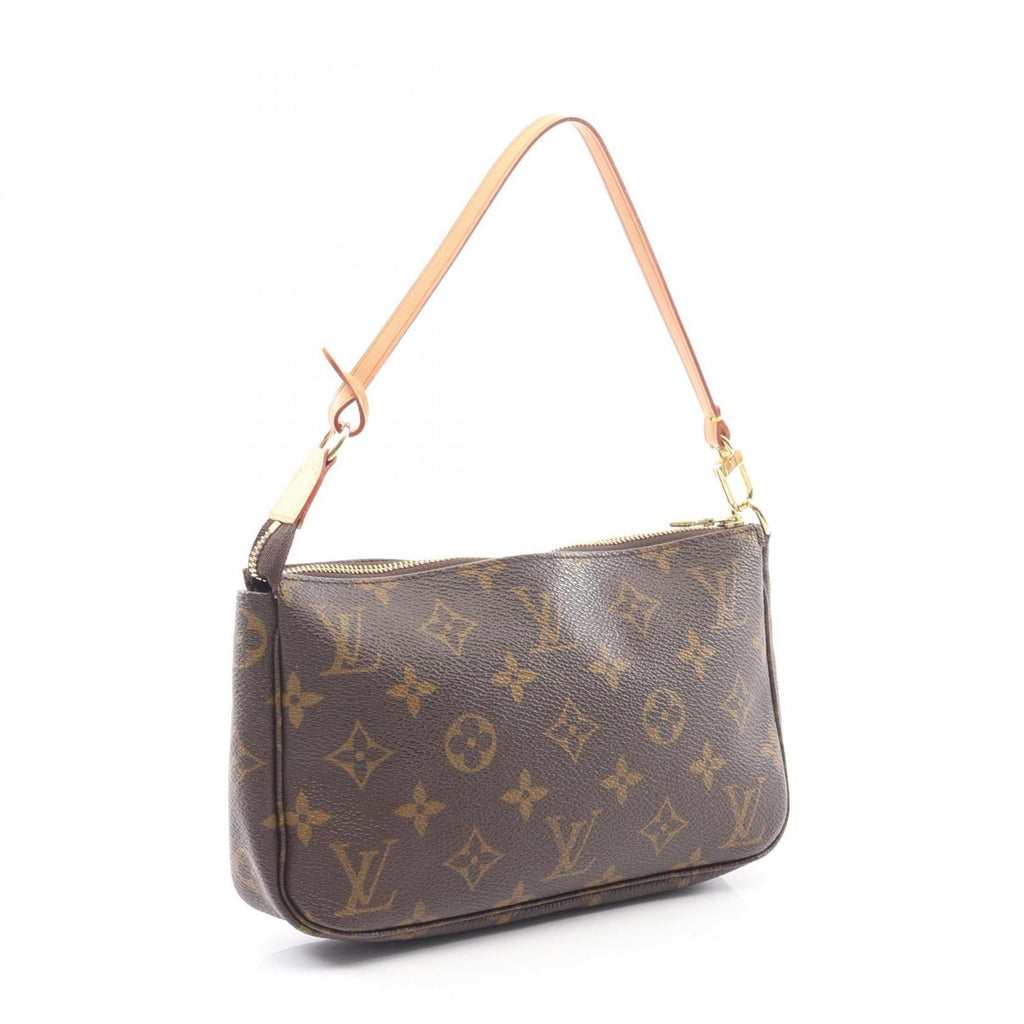 Louis Vuitton Brown Coated Canvas Pvc Monogram Leather Handbag