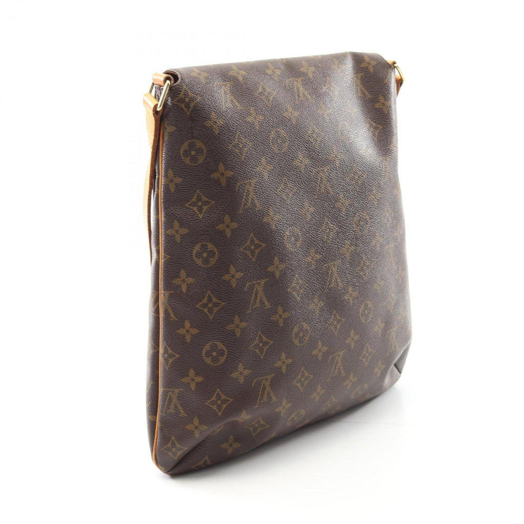 Louis Vuitton Brown Coated Canvas Shoulder Bag