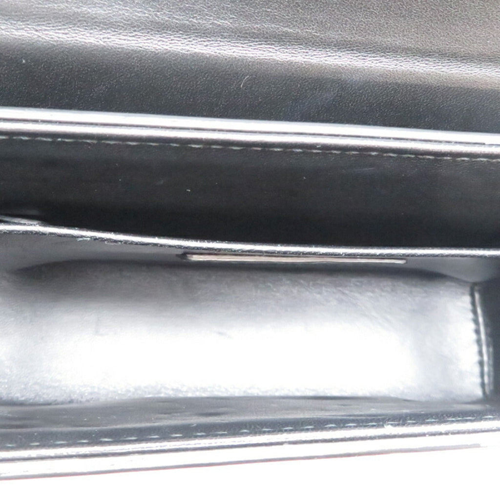 Christian Dior Black Leather Shoulder Bag (Pre-Owned)