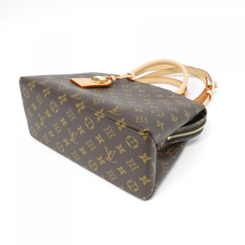Louis Vuitton Marron Coated Canvas Handbag