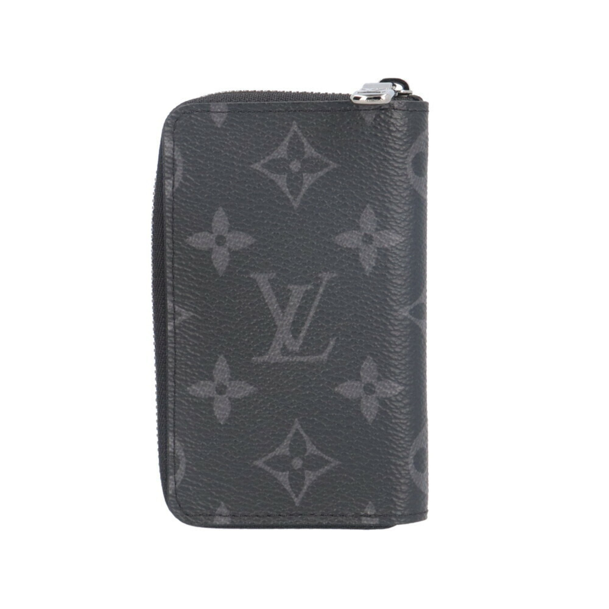 Louis Vuitton Black Monogram Eclipse Monogram Eclipse Coin Purse/Coin Case