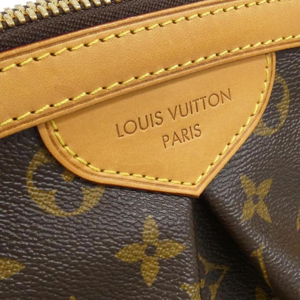 Louis Vuitton Brown Coated Canvas Shoulder Bag