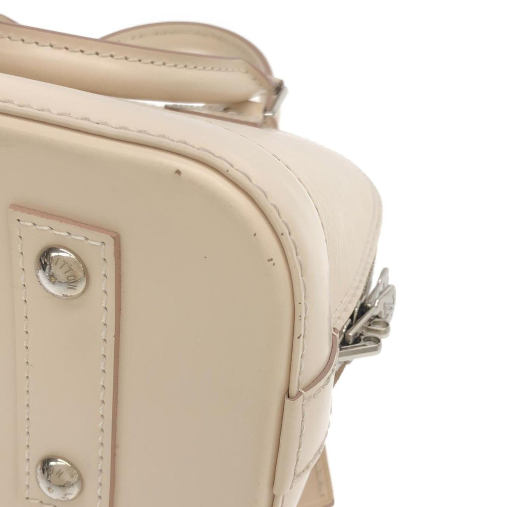 Louis Vuitton Epi Silver Leather Handbag