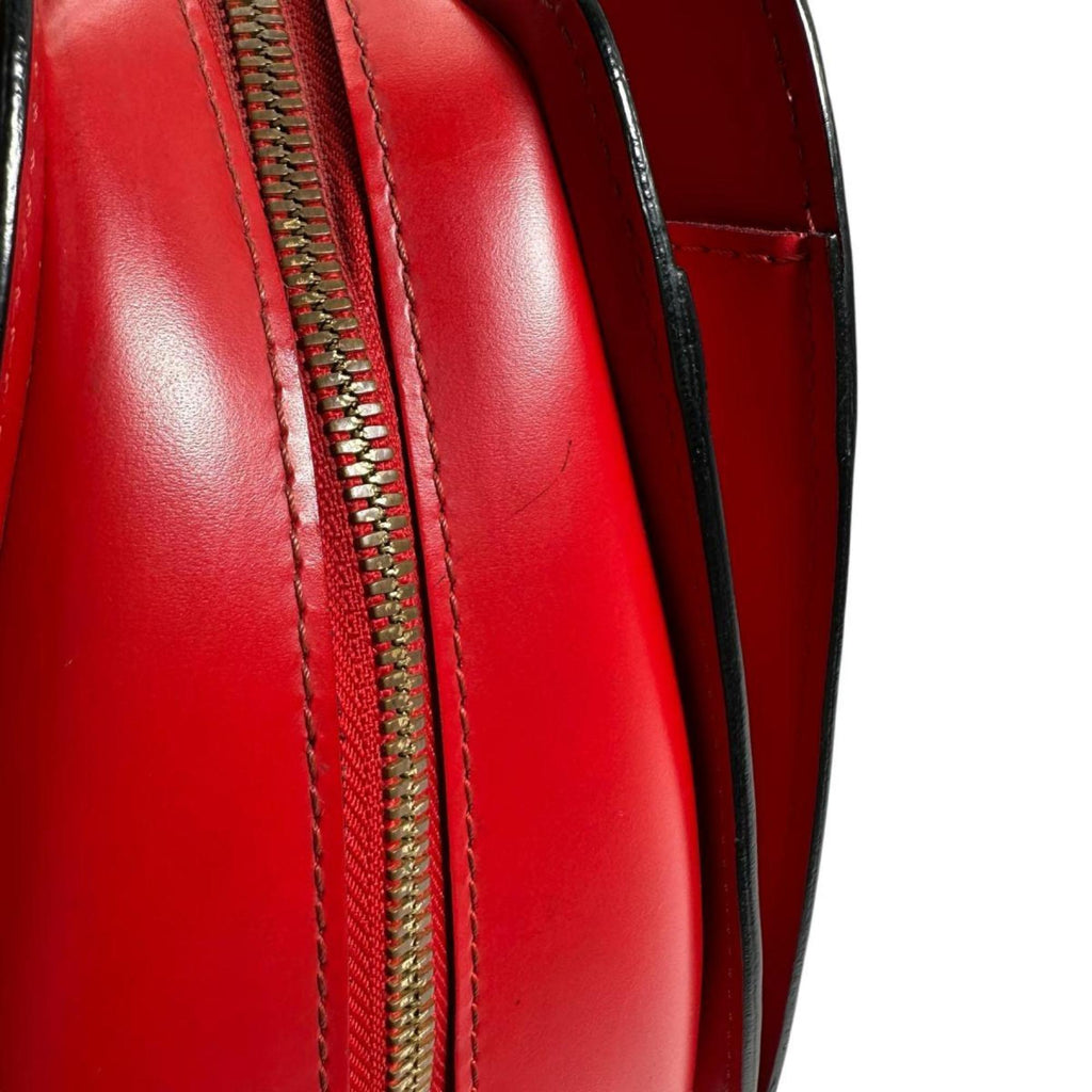 Louis Vuitton Red Color Epi Leather Handbag