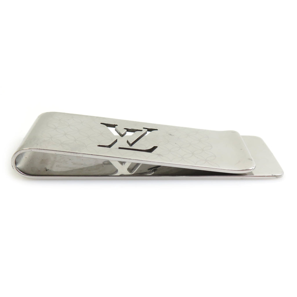 Louis Vuitton Silver Metal Money Clip