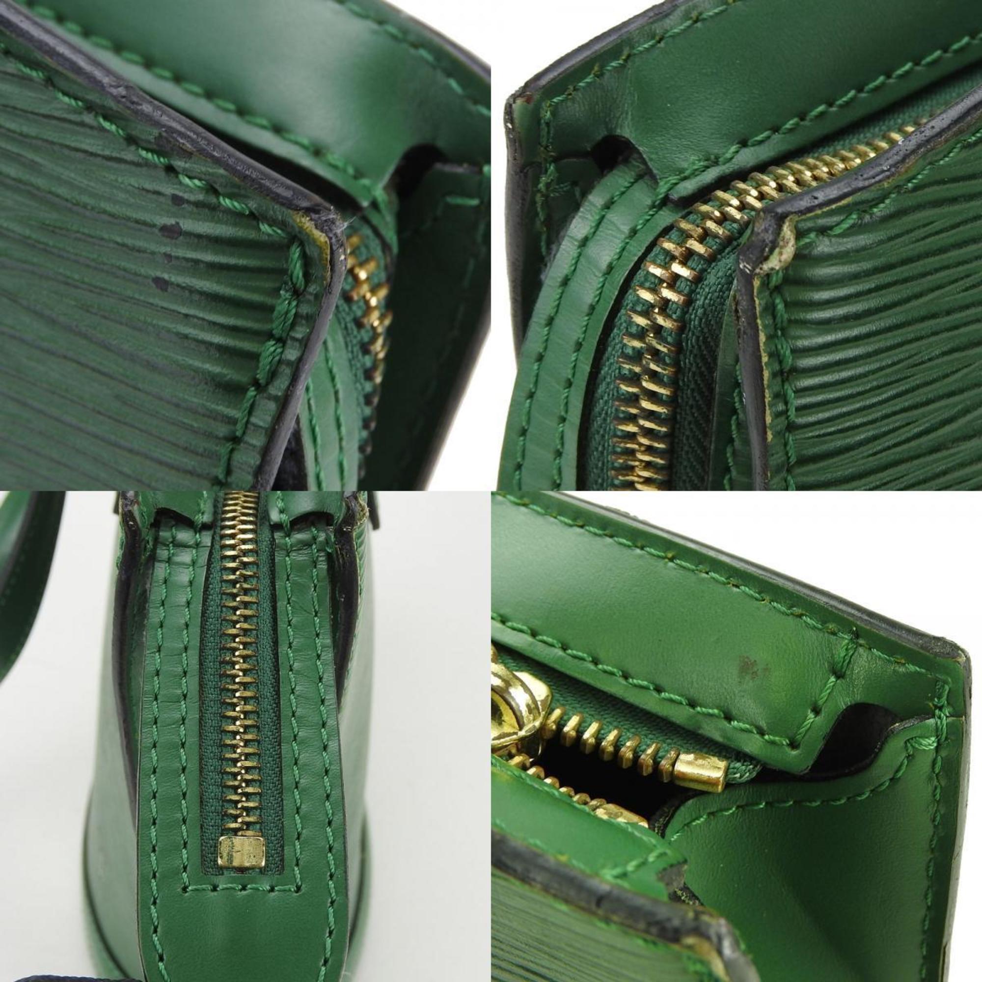 Louis Vuitton Borneo Green Epi Leather Handbag