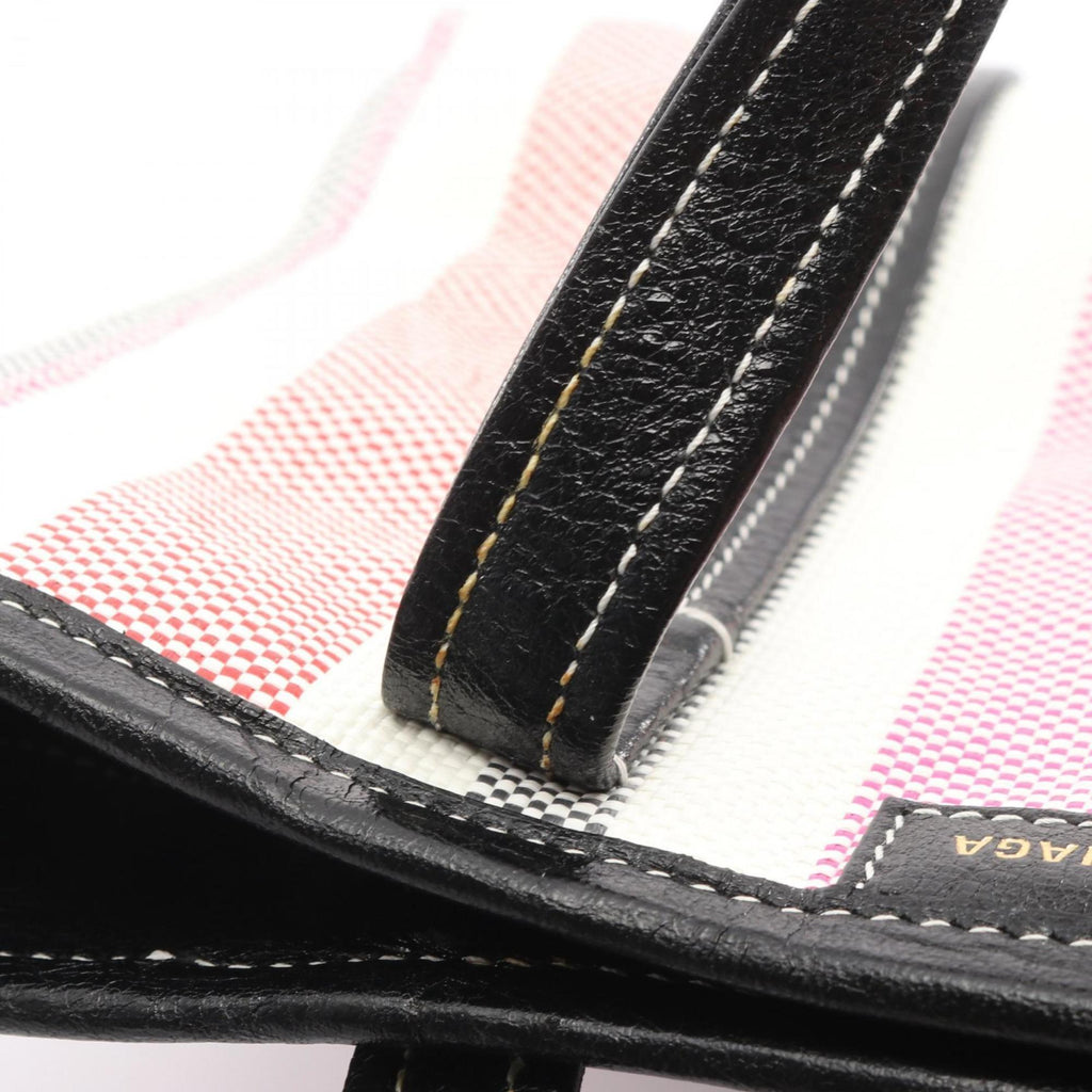 Balenciaga Multi-Color White Canvas Hand