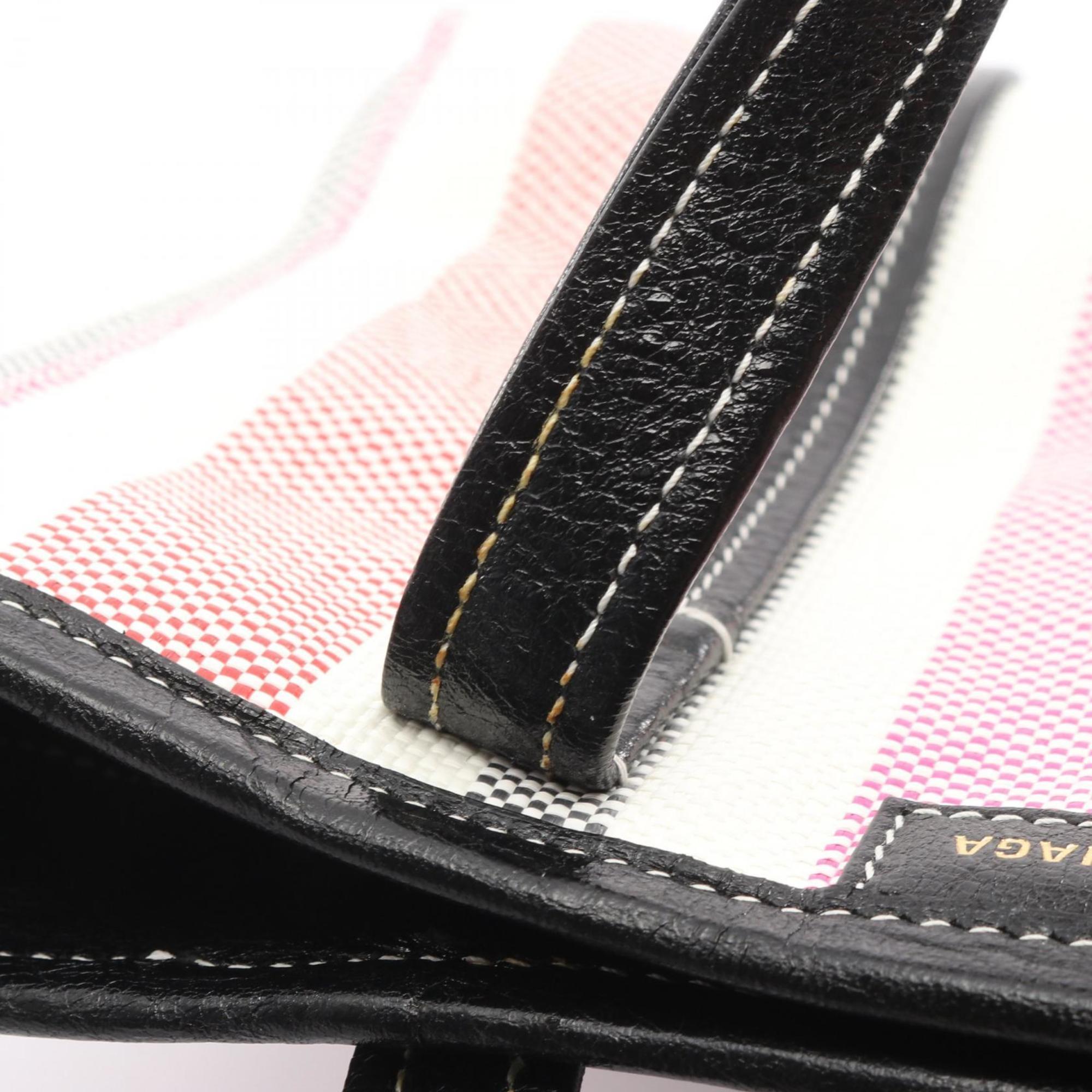 Balenciaga Multi-Color White Canvas Hand
