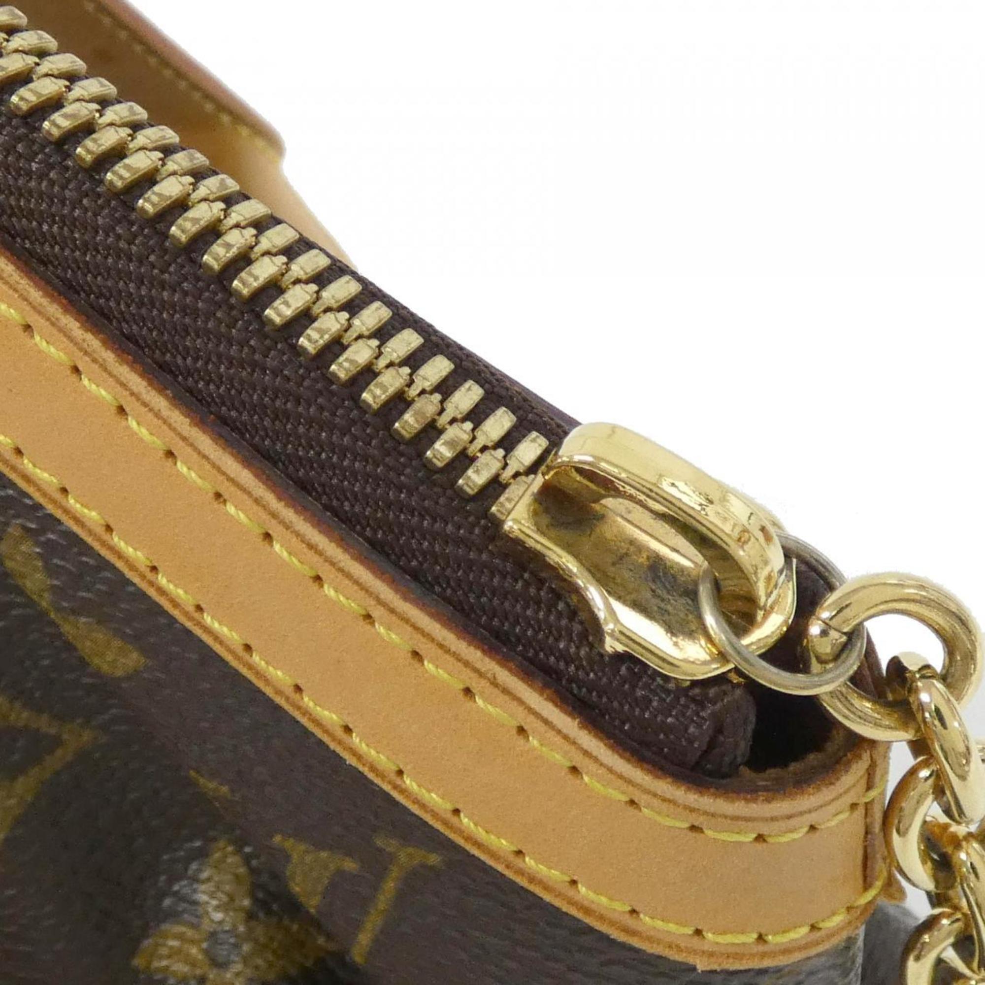 Louis Vuitton Brown Coated Canvas Shoulder Bag