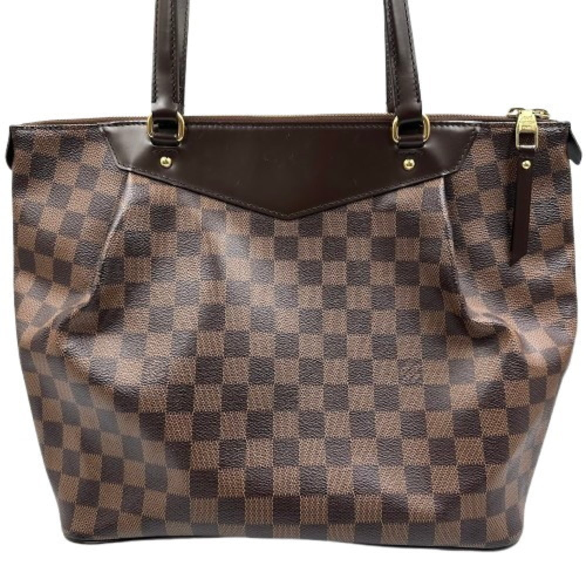 Louis Vuitton Damier Brown Pvc Tote Bag
