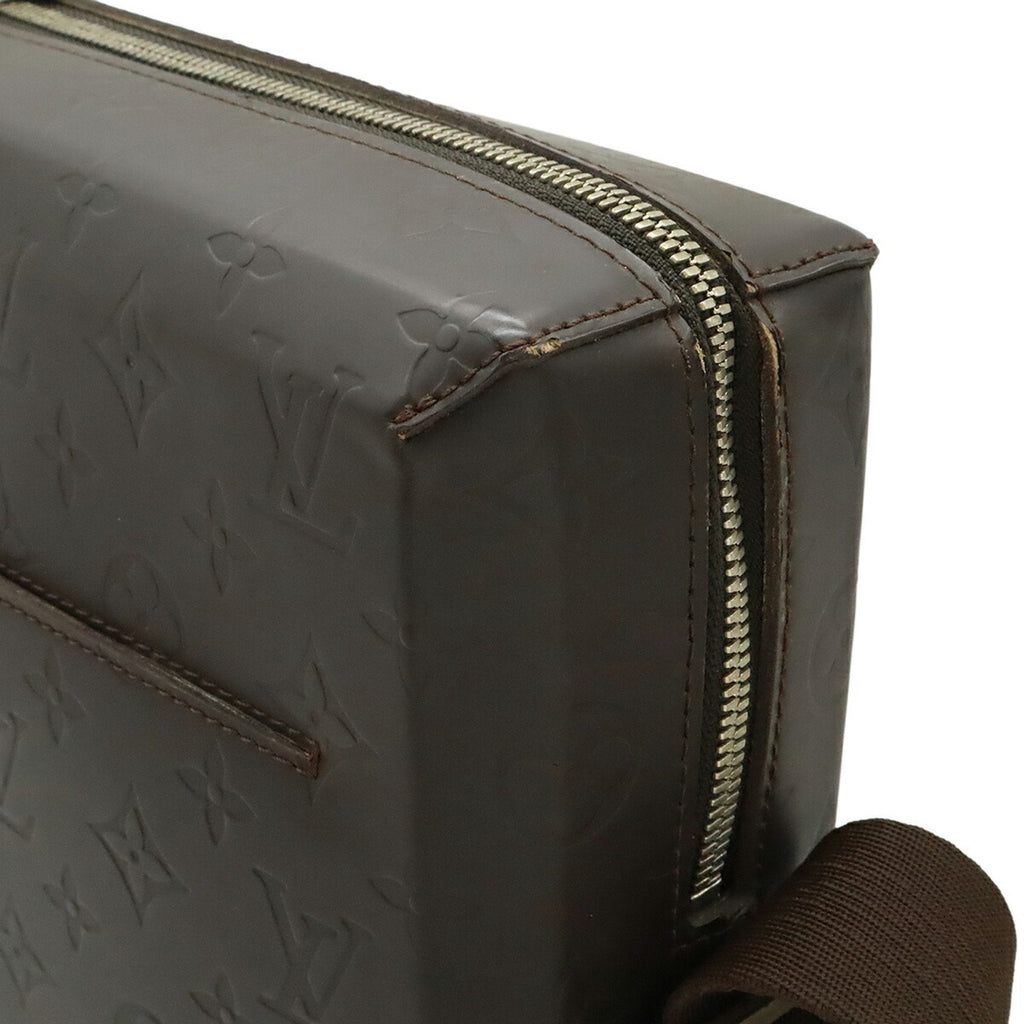 Louis Vuitton Brown Coffee Dark Brown Leather Shoulder Bag