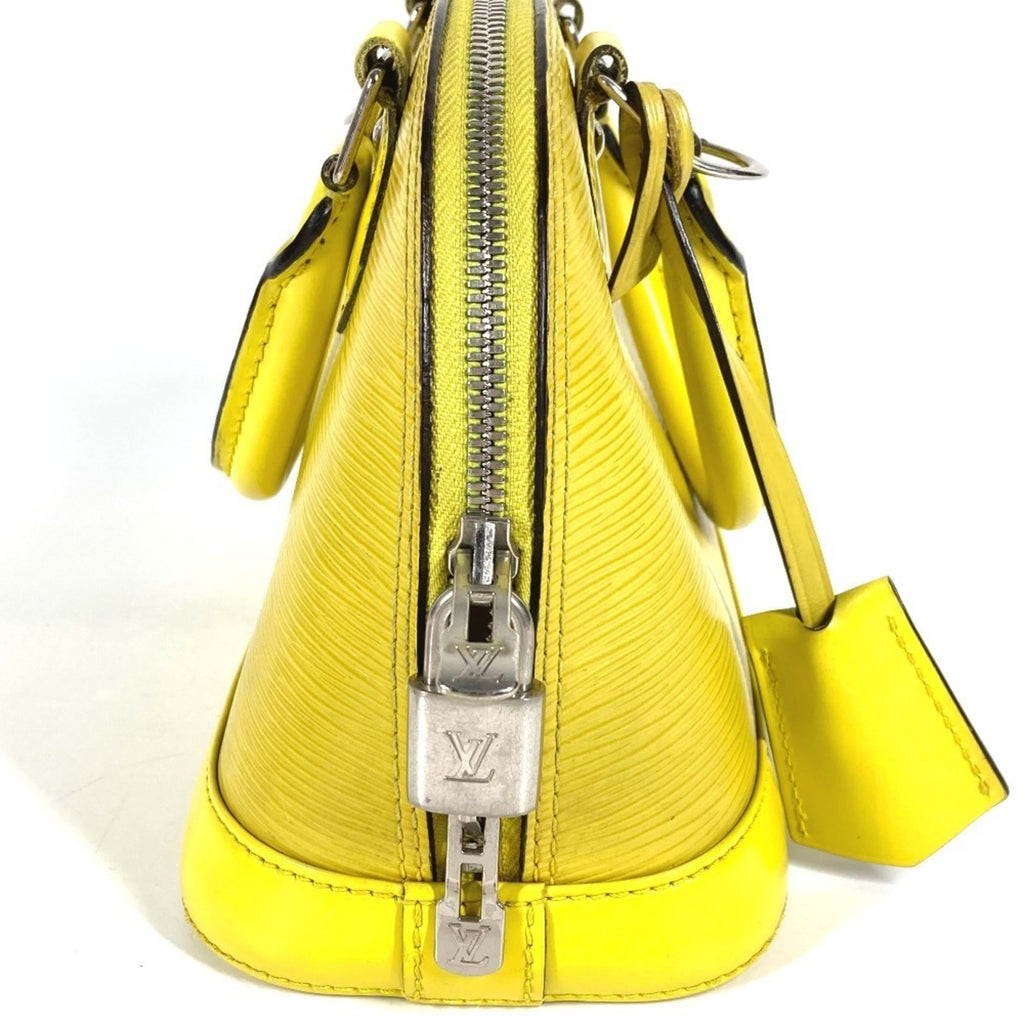 Louis Vuitton Pistache Yellow Epi Leather Handbag Shoulder Bag