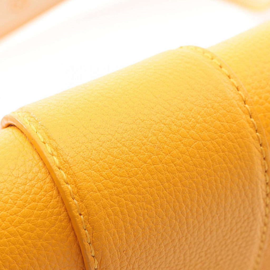 Louis Vuitton Yellow Leather Handbag Shoulder Bag