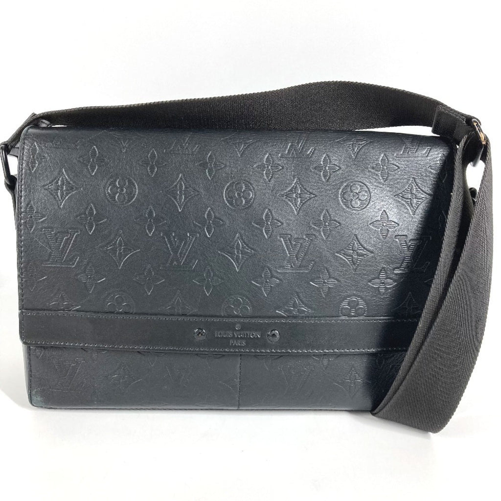 Louis Vuitton Monogram Shadow Black Monogram Shadow Messenger Bag Shoulder Bag