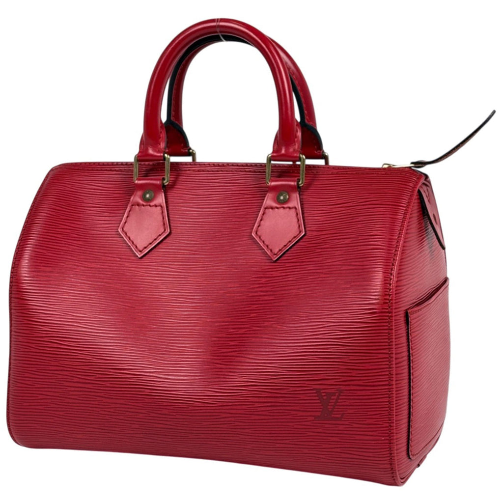 Louis Vuitton Castilian Red Epi Leather Boston Bag Handbag