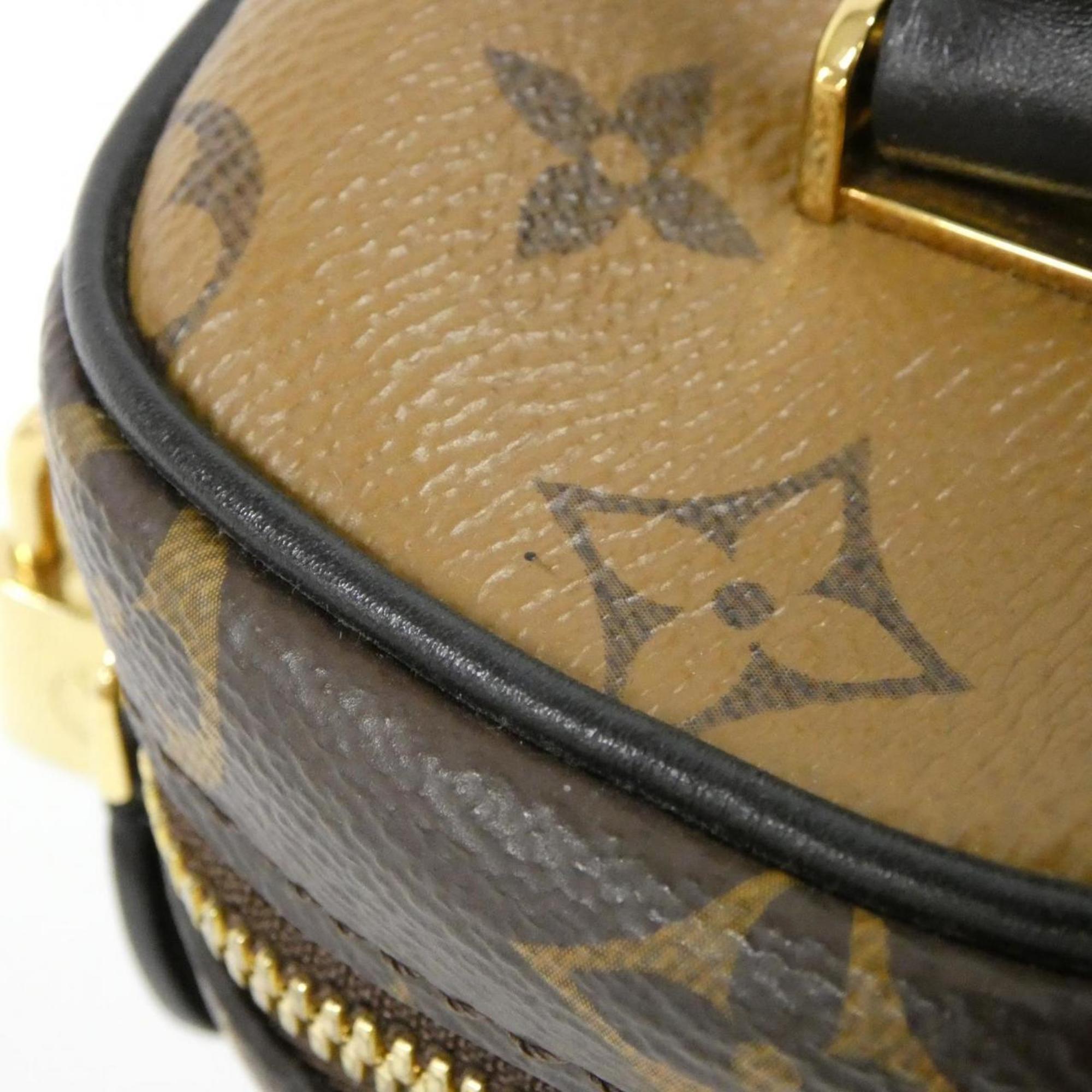 Louis Vuitton Marron Coated Canvas Handbag