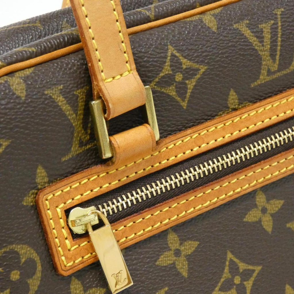 Louis Vuitton Brown Coated Canvas Shoulder Bag