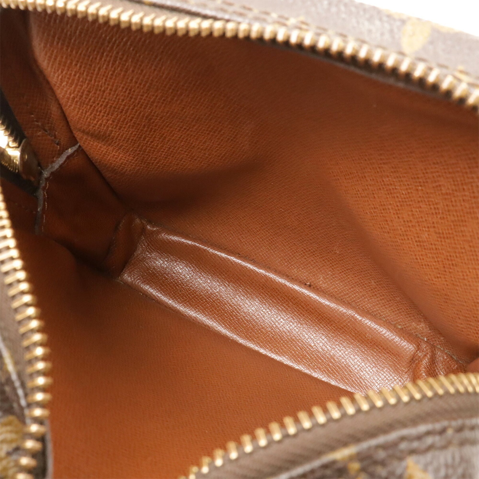 Louis Vuitton Brown Coated Canvas Pochette Shoulder Bag