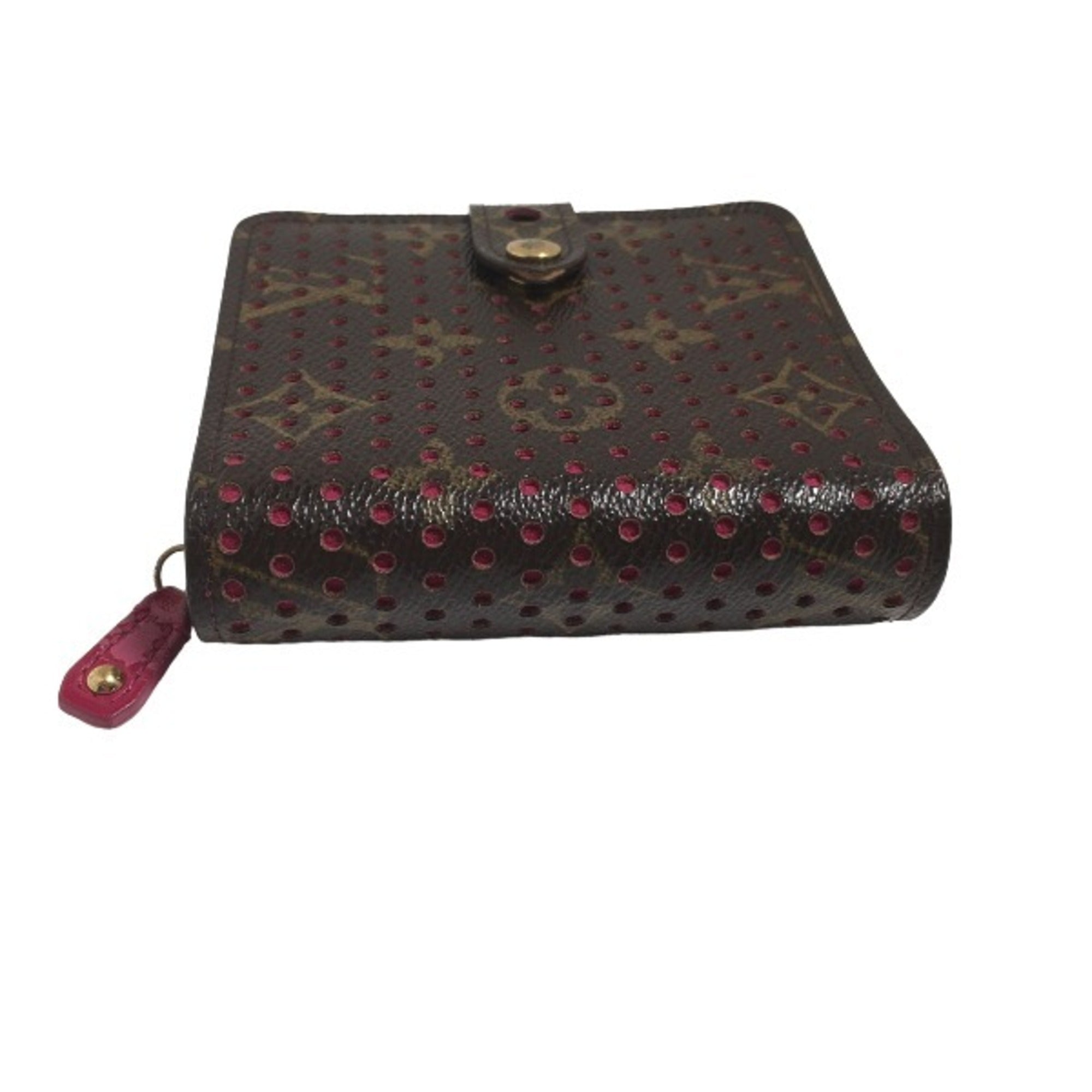 Louis Vuitton Fuchsia Monogram Perforated Wallet