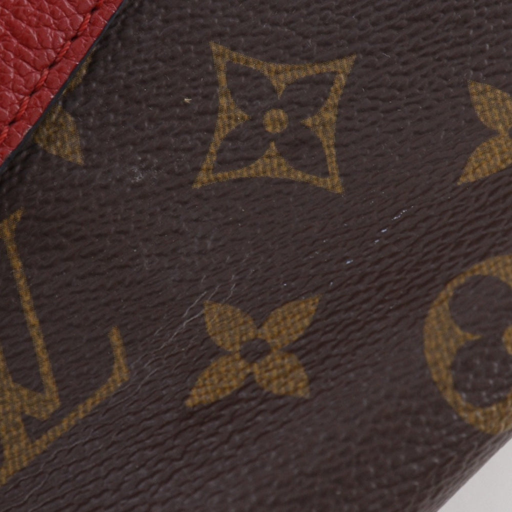 Louis Vuitton Monogram Brown Cerise Red Color Monogram Shoulder Bag