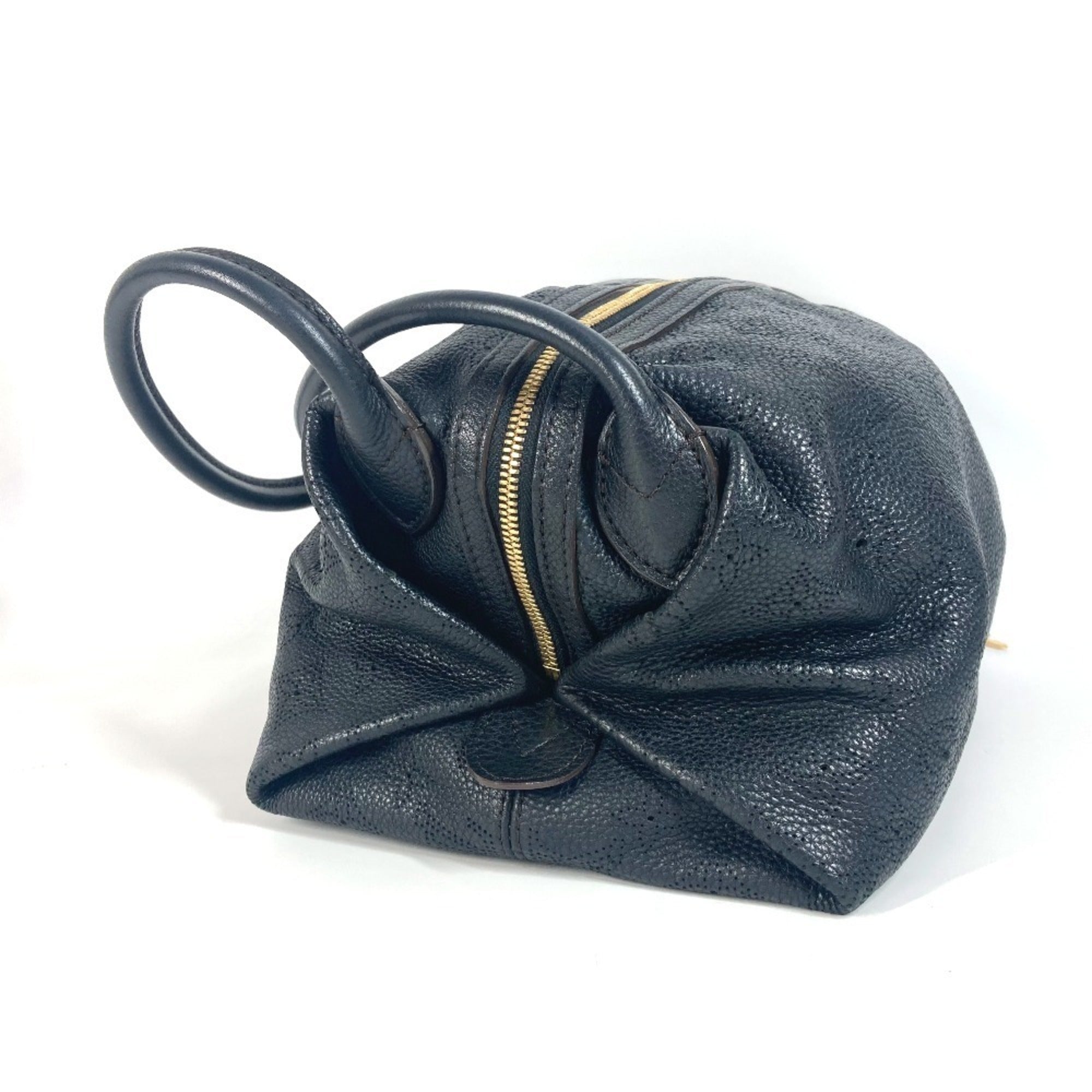 Louis Vuitton Mahina Black Noir Mahina Leather Shoulder Bag
