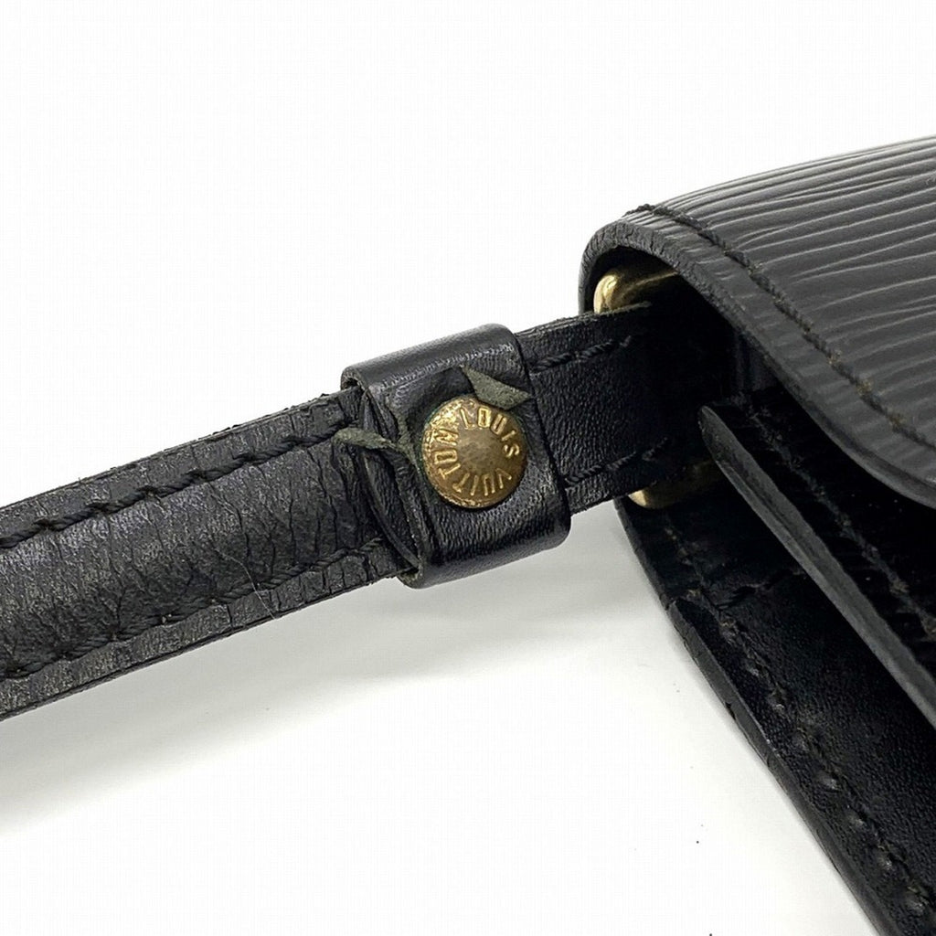 Louis Vuitton Black Noir Epi Leather Clutch Bag