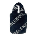 Balenciaga Black Fur Shoulder