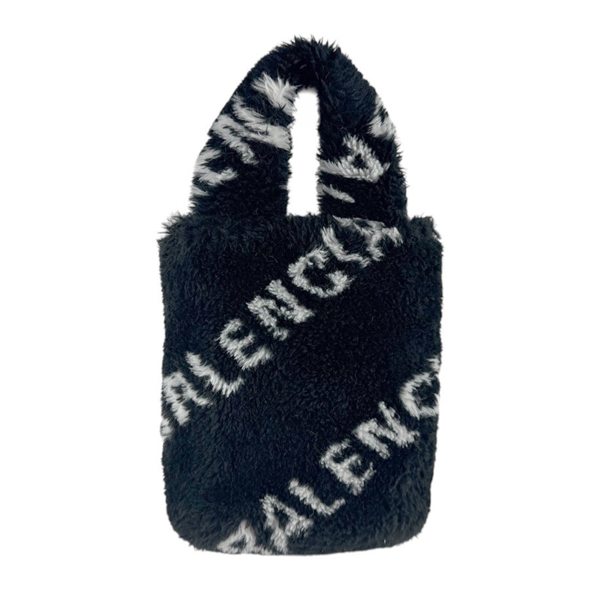 Balenciaga Black Fur Shoulder