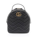 Gucci Black Leather Backpack (Pre-Owned)
