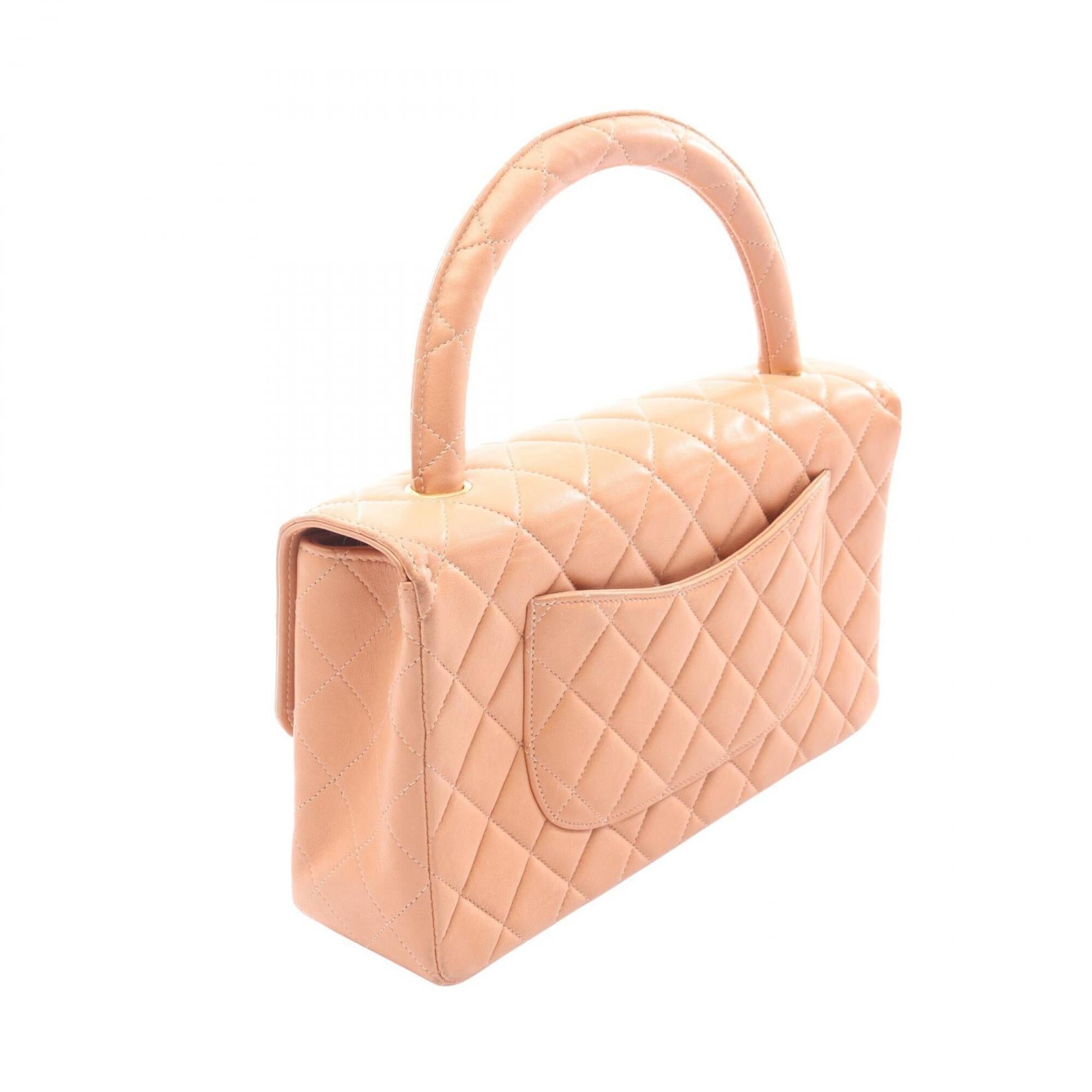 Chanel Orange Leather Handbag