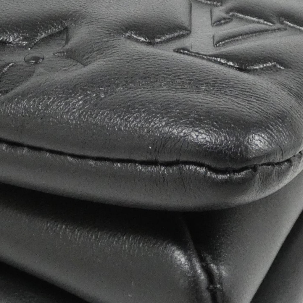 Louis Vuitton Black Leather Shoulder Bag