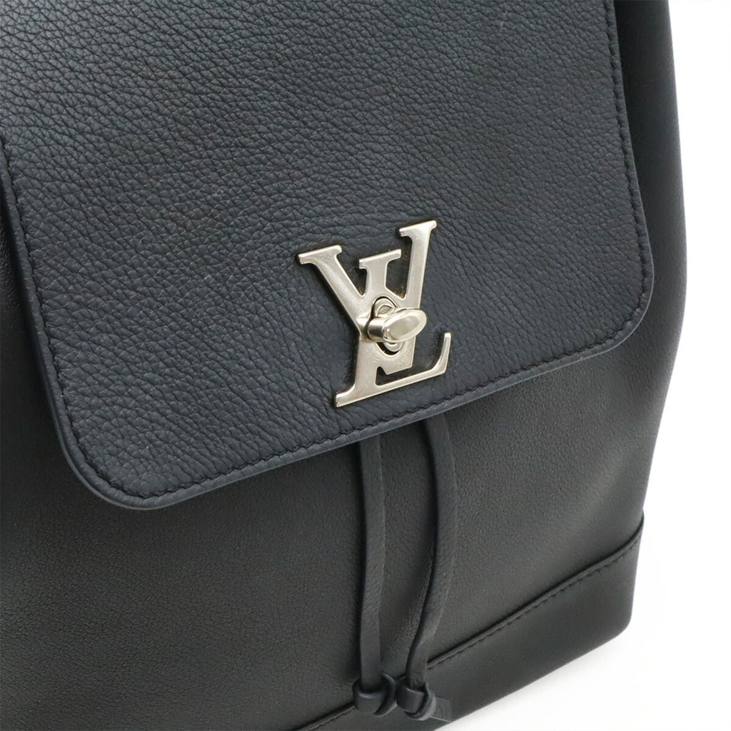 Louis Vuitton Noir Leather Backpack