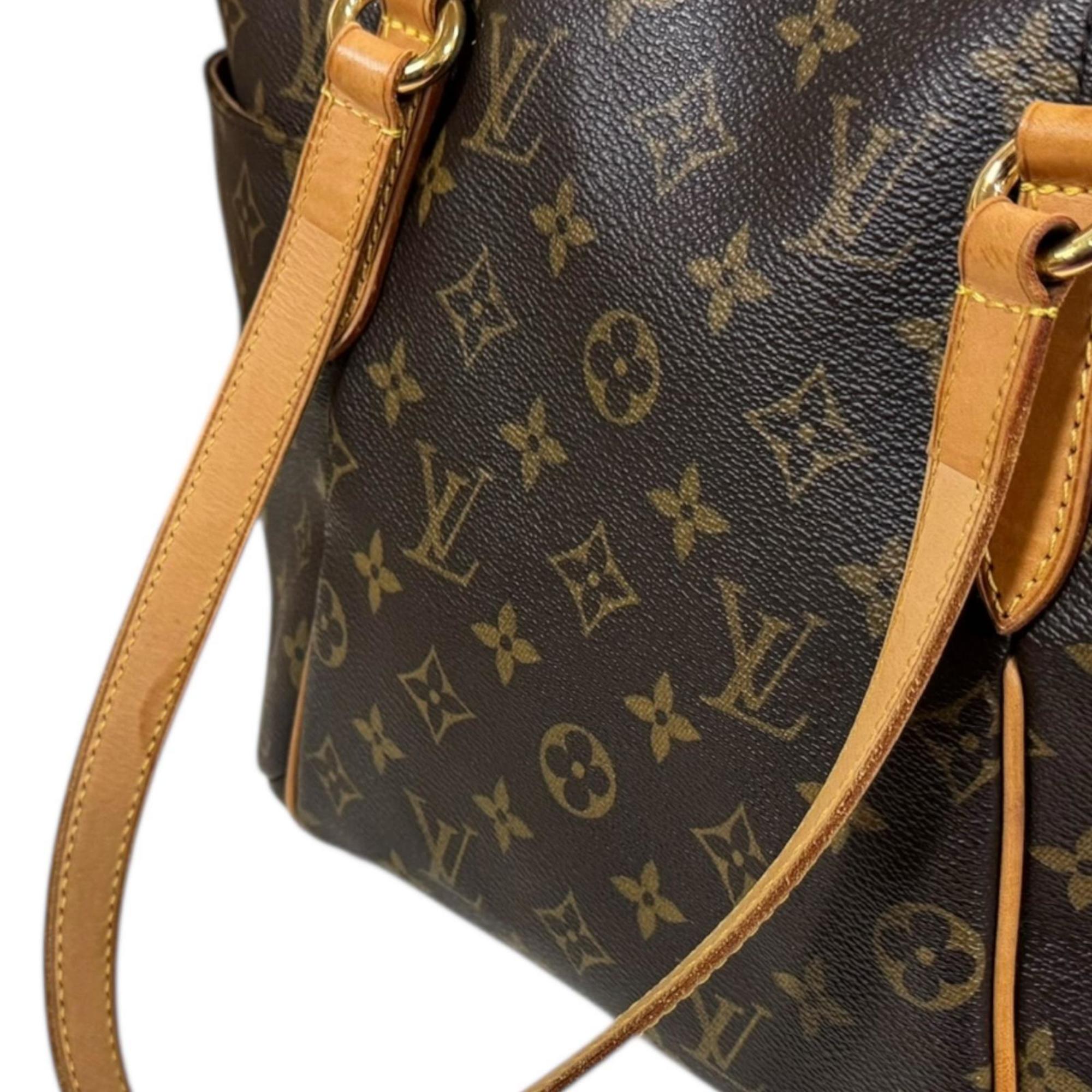 Louis Vuitton Brown Monogram Canvas Tote Bag