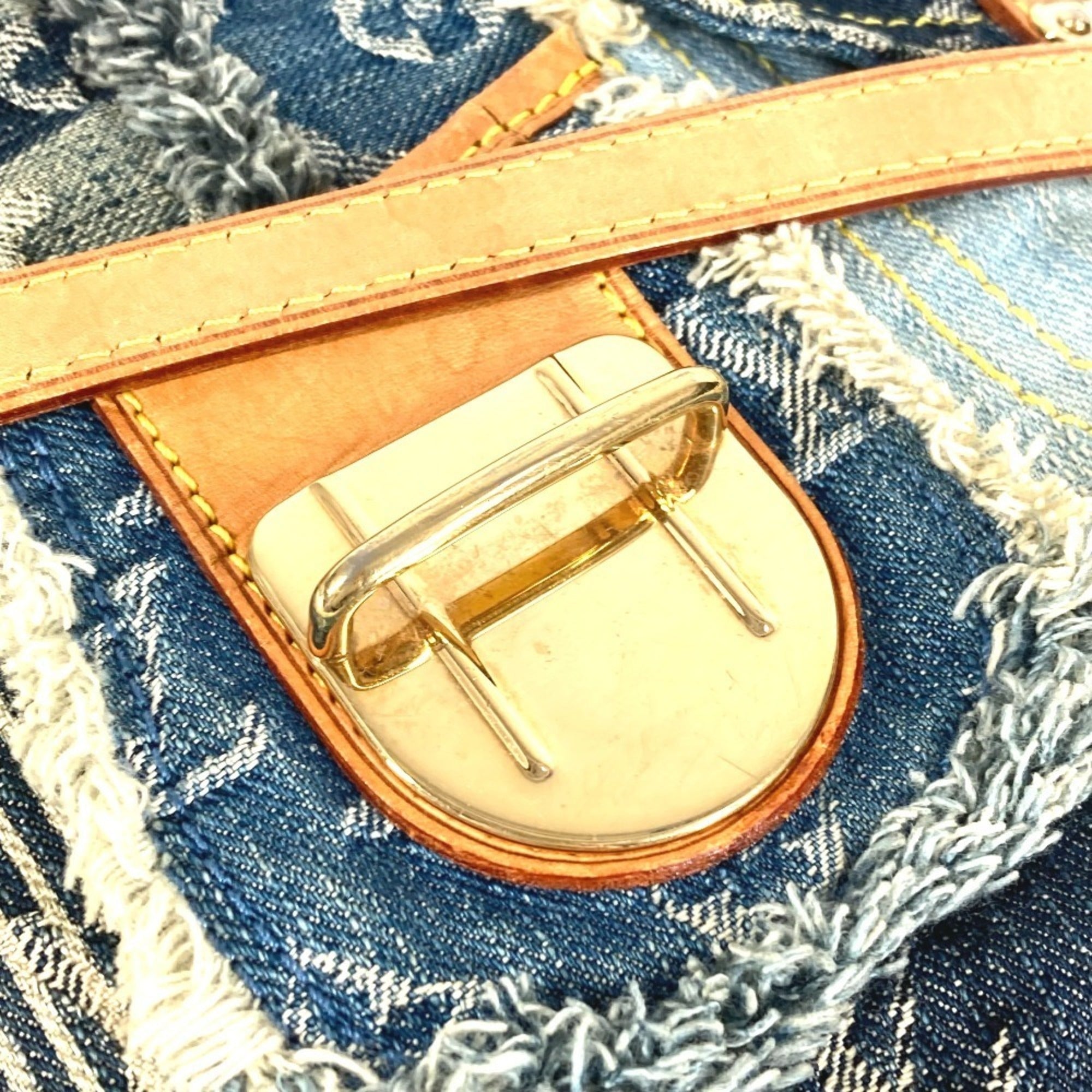Louis Vuitton Blue Monogram Monogram Denim Messenger Bag Shoulder Bag