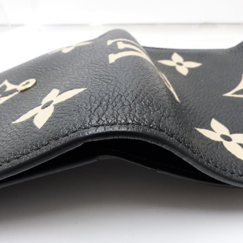 Louis Vuitton Monogram Bicolor Monogram Noir Monogram Empreinte Wallet (Tri-Fold)