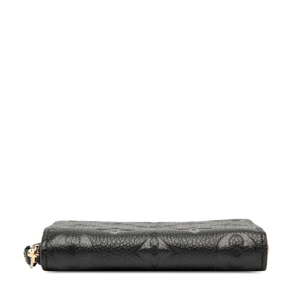 Louis Vuitton Black Noir Leather Coin Purse/Coin Case