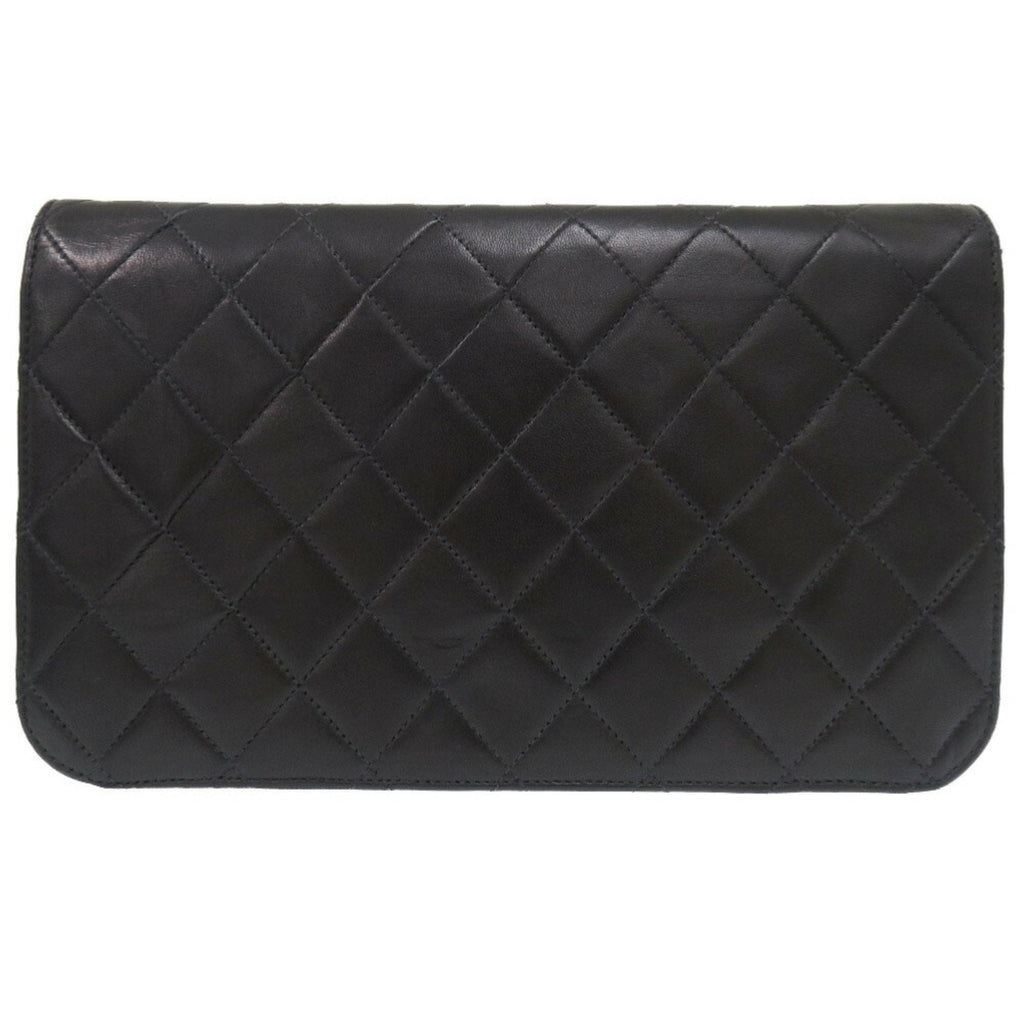Chanel Matelasse Black Leather Shoulder Bag