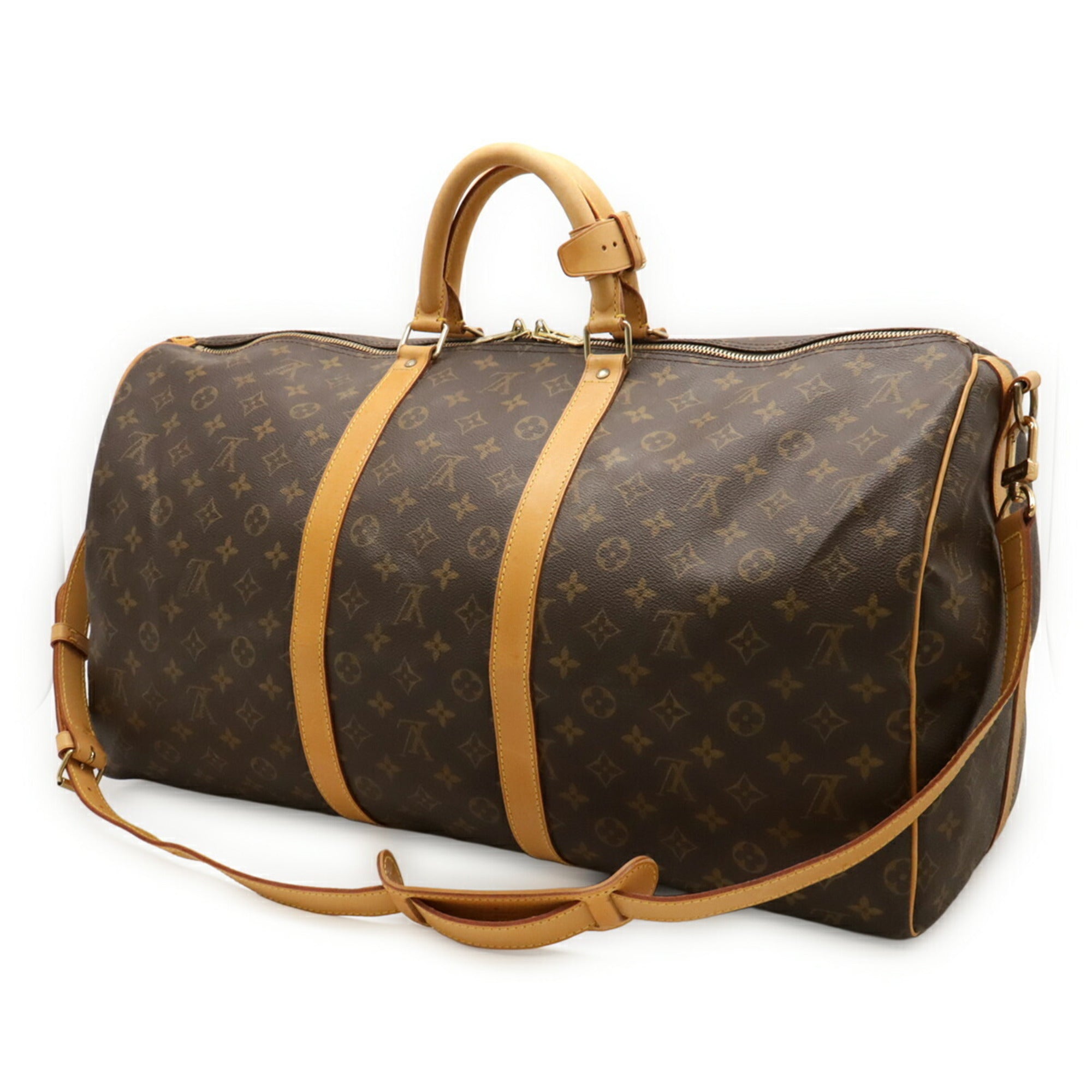 Louis Vuitton Brown Monogram Canvas Boston Bag Shoulder Bag