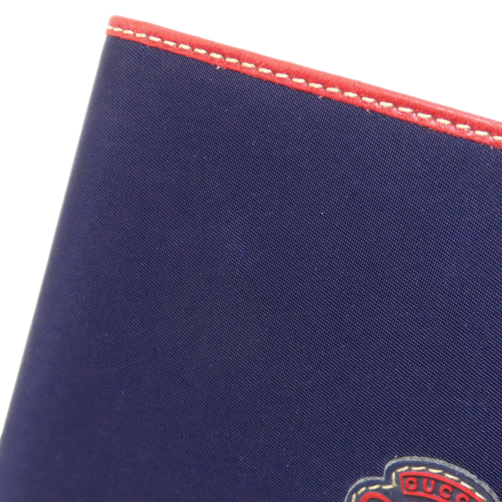 Gucci Navy Nylon Wallet (Bi-Fold) (Pre-Owned)